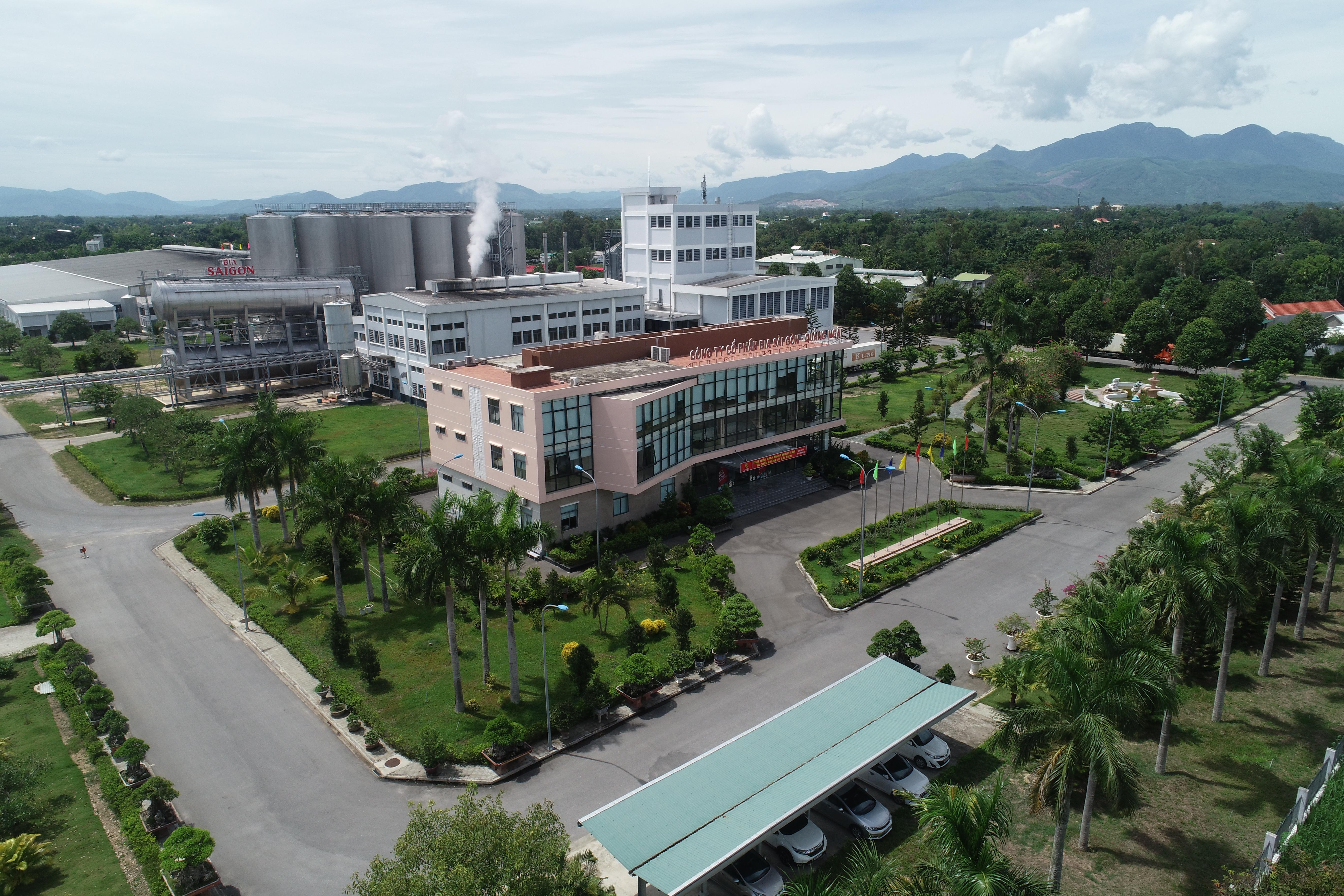 Nhà máy Bia Sài Gòn - Quảng Ngãi 